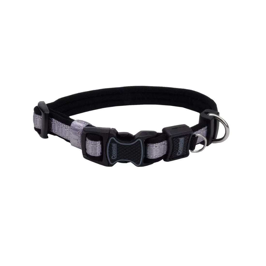 COSTAL PET INSPIRE COLLAR ADJ 5/8″ 10″-14″ GREY