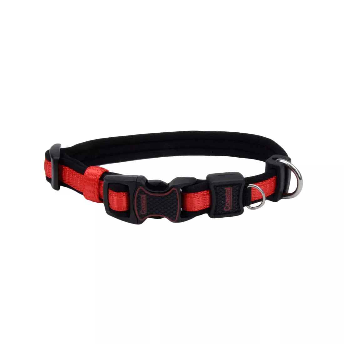 COSTAL PET INSPIRE COLLAR ADJ 5/8″ 10″-14″ RED