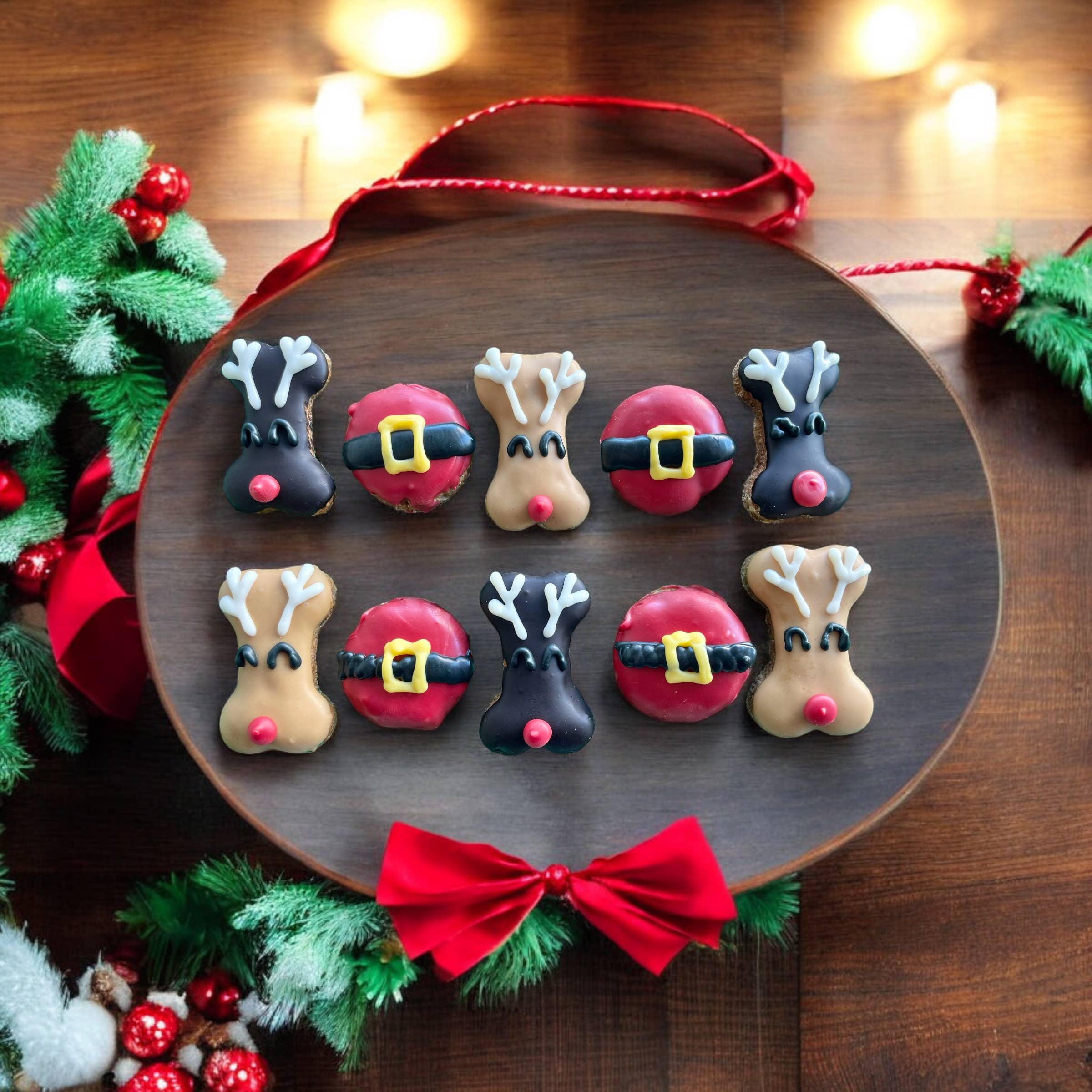 Santa & Helpers Mini dog treat