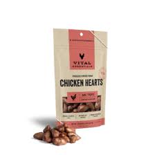 VE DOG CHICKEN HEART FD 2.1OZ