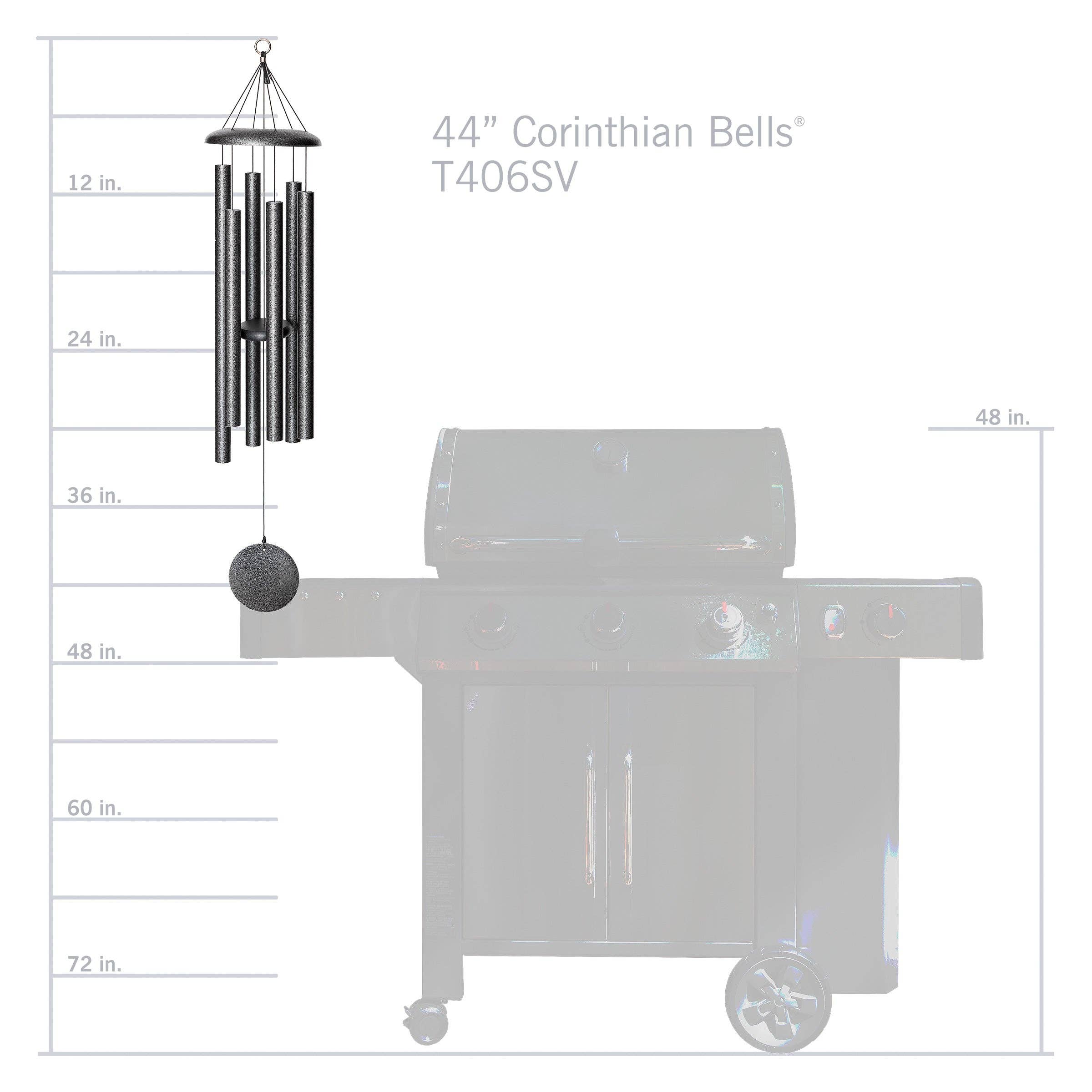 Wind River - Corinthian Bells® 44-inch Windchime