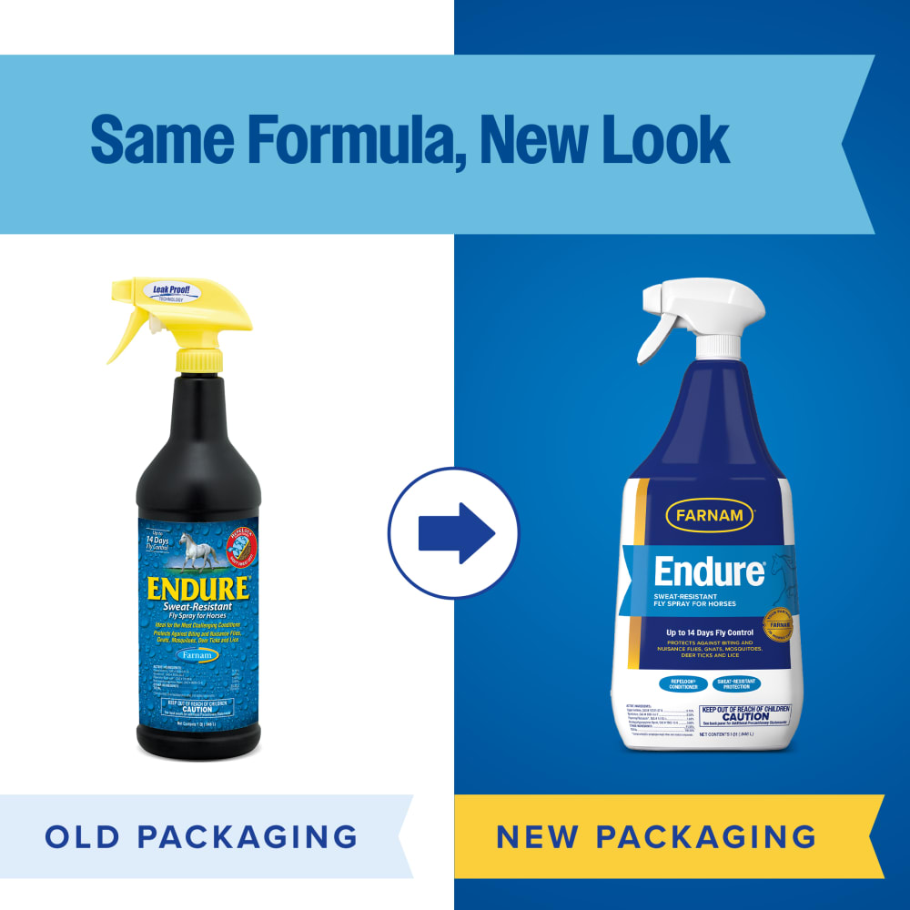 Farnam Endure Sweat-Resistant Fly Spray for Horses 32oz