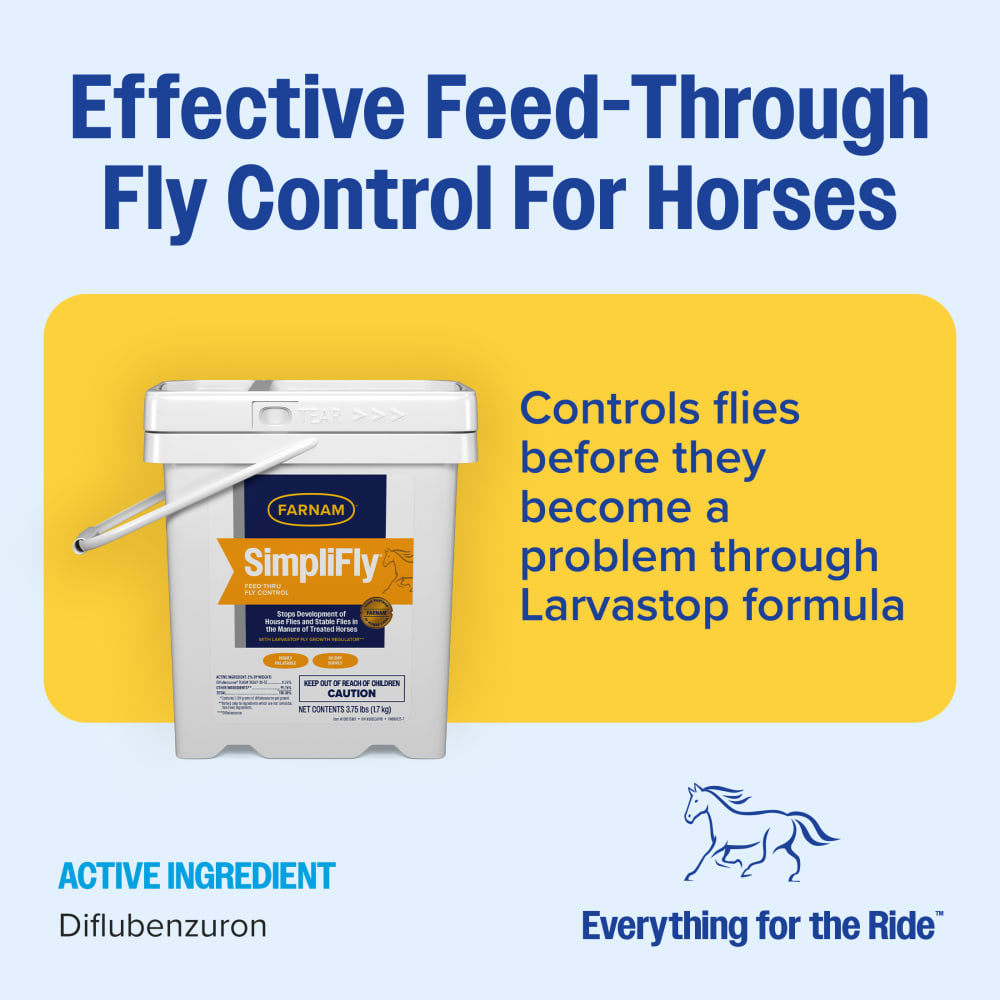Farnam Simplifly with Larvastop Feed-Thru Control for Horses 3.75lb