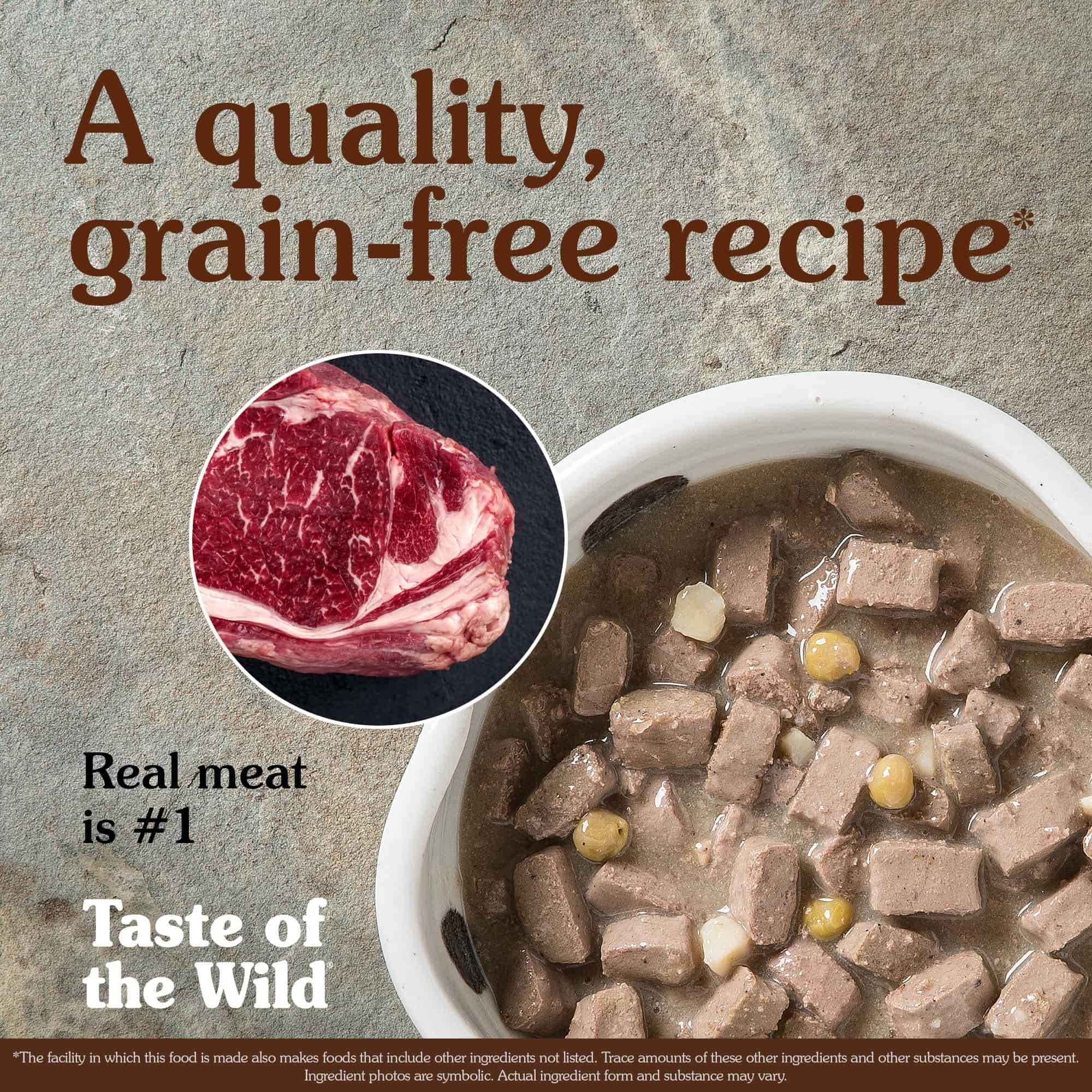 Taste Of The Wild High Prairie with Bison in Gravy Canned Dog Food 13.2oz