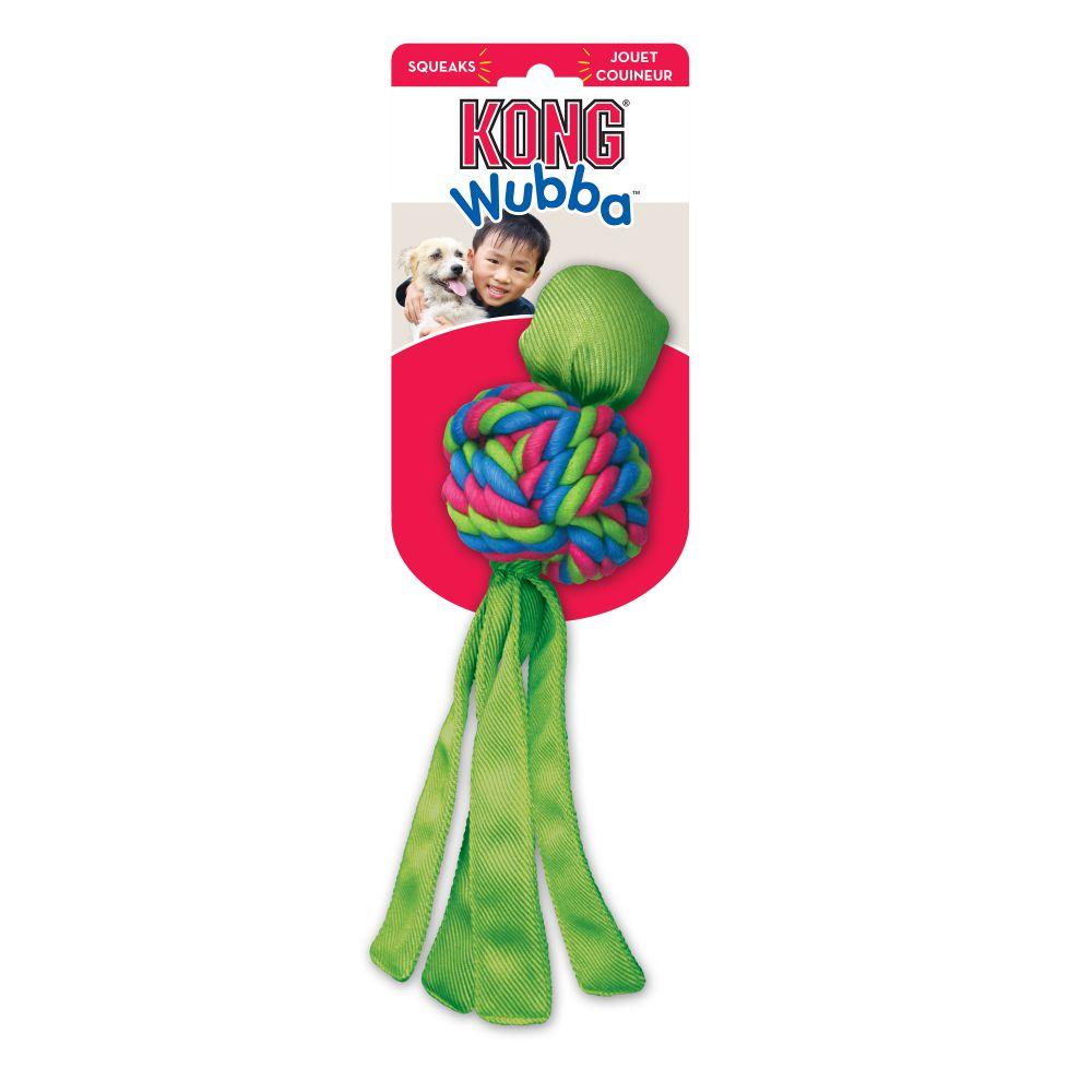 Kong Wubba Weaves Dog Toy Assorted Colors XL
