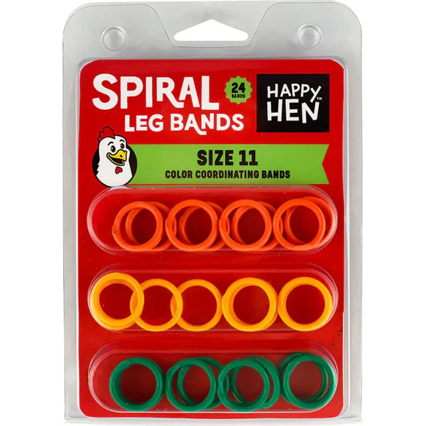 SPIRAL LEG BAND SIZE 11 24/BAG