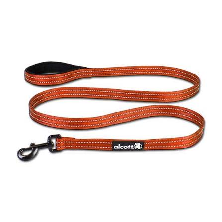 Alcott Adventures Leash Neon Orange Small