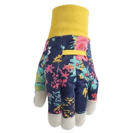 Wells Lamont Women's Indoor/Outdoor Liberty Print Gardening Gloves Multicolored Small 1 pair