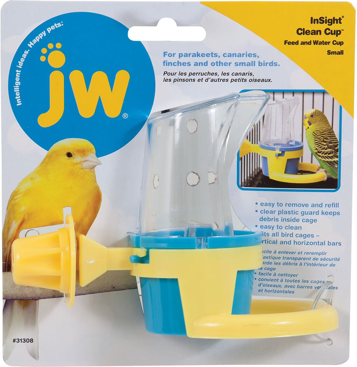 JW Clean Cup Bird Feed & Water Cup