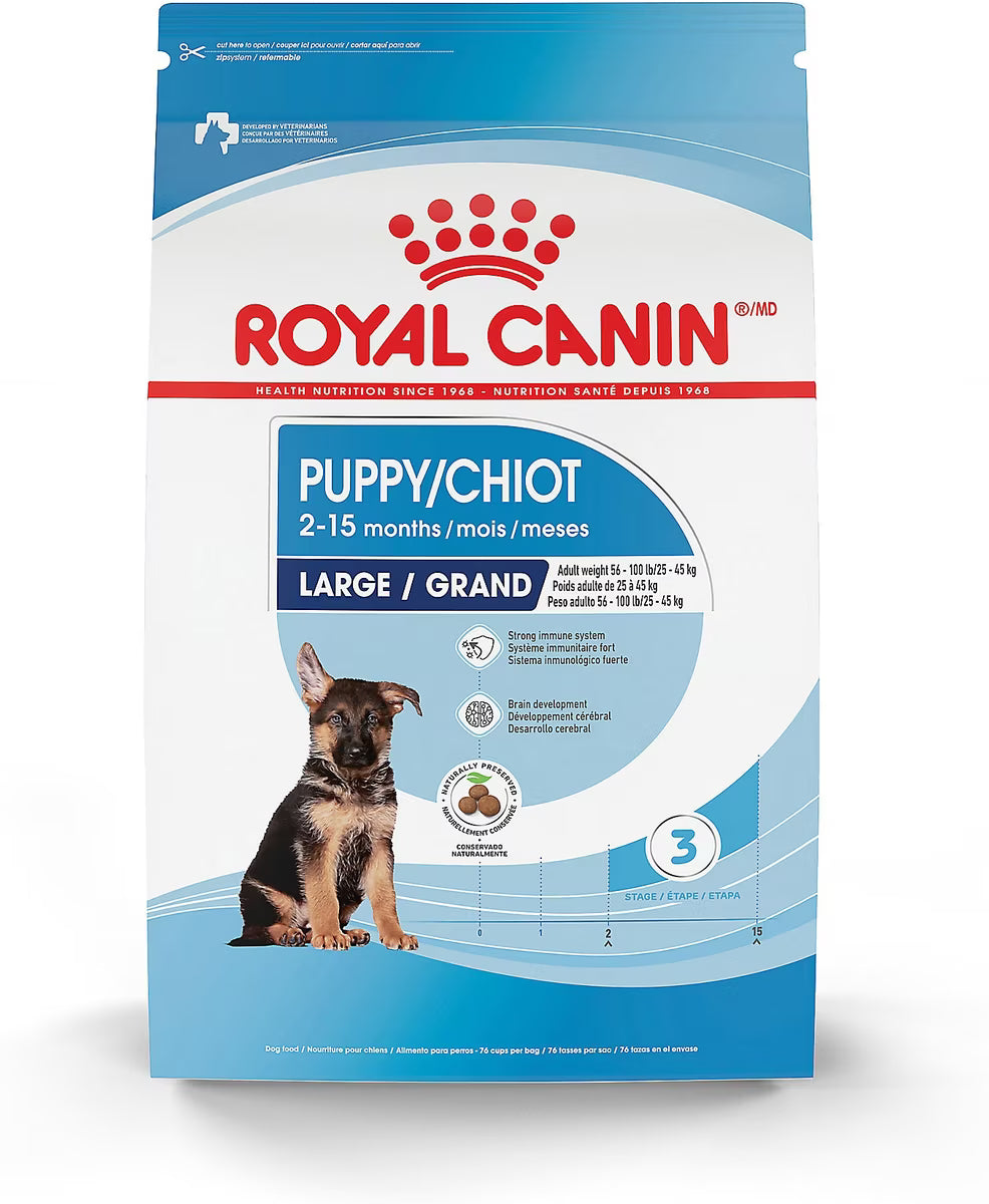 Royal Canin Size Health Nutrition Large Puppy Dry Dog Food, 4-lb bag