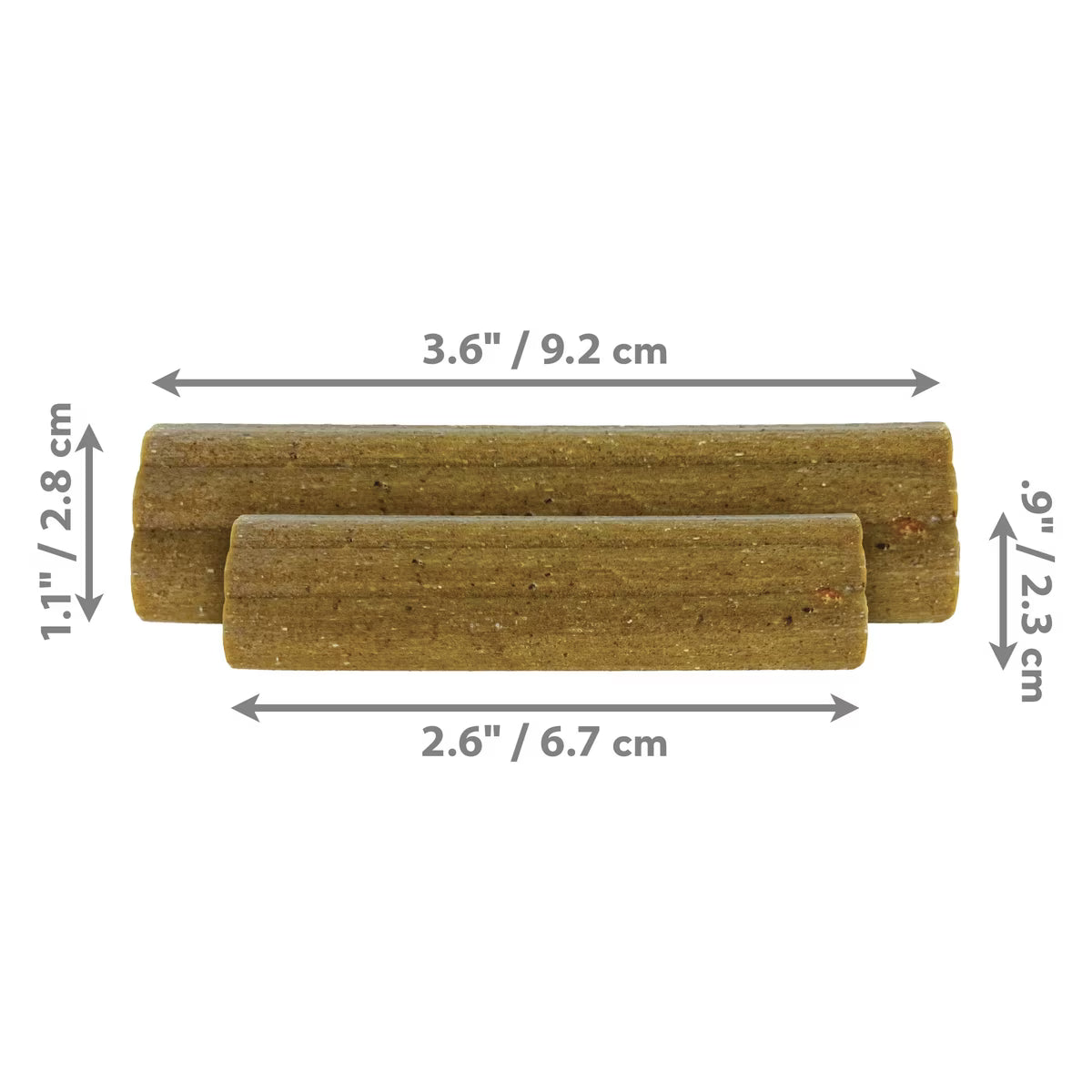 Kong Enhanced Ziggies Plant Based Dog Chew Large 5ct