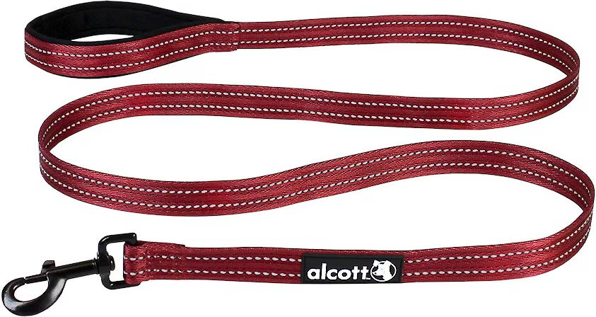 Alcott Adventures Reflective Leash Large Red