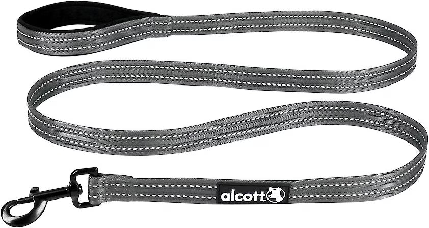 Alcott Adventures Reflective Leash Large Grey