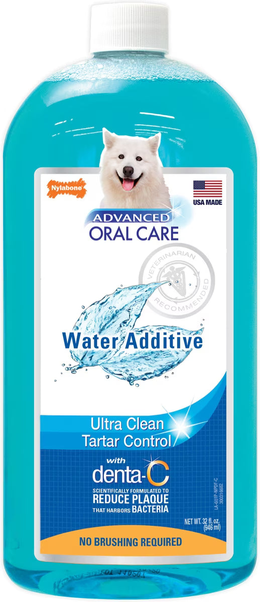 Nylabone Advanced Oral Care Dog Dental Water Additive 32oz