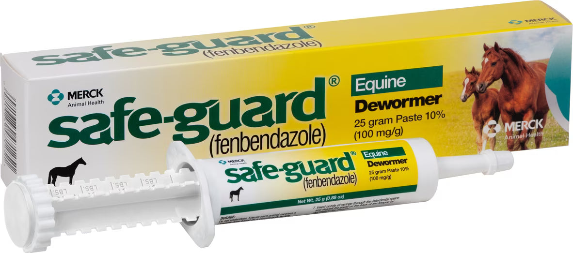 Safe-Guard Fenbendazole 10% Dewormer Paste for Horses 25-gm