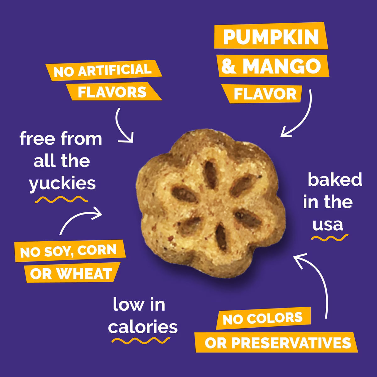 Fruitables Skinny Minis Pumpkin & Mango Flavored Soft Dog Treats 5oz