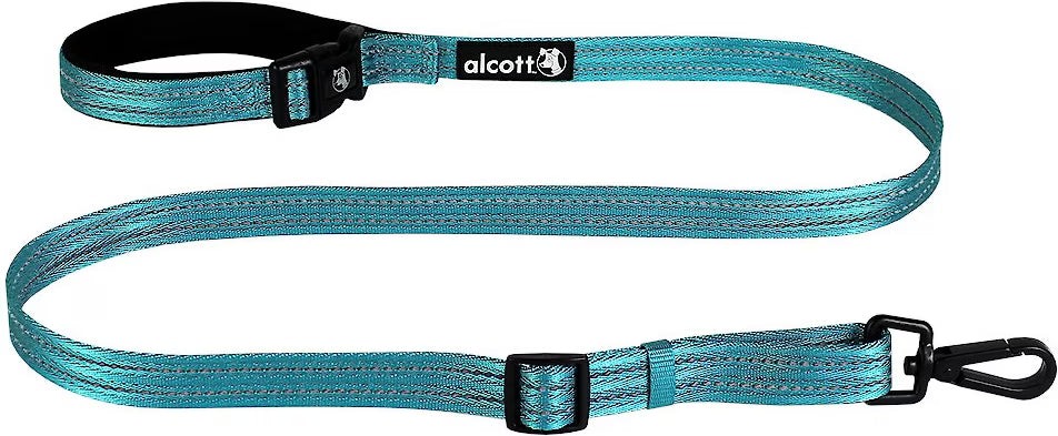 Alcott Adventures Weekender Reflective Dog Leash Blue