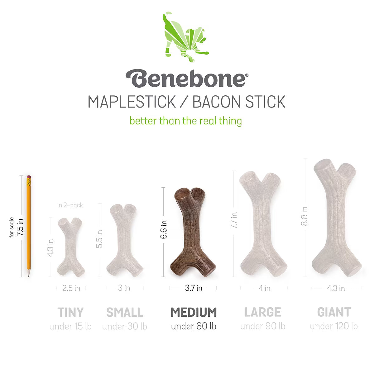Benebone Dent Maple STCK     M
