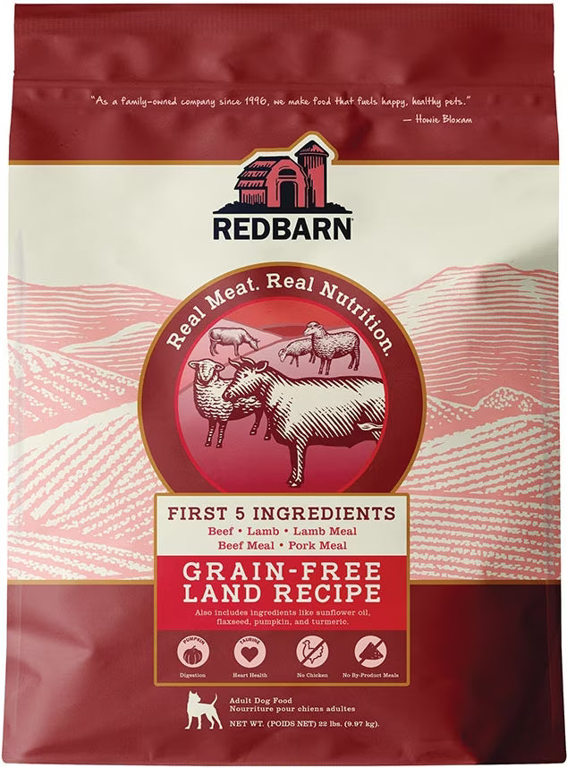 Redbarn Grain-Free Land Recipe Dry Dog Food 4lb
