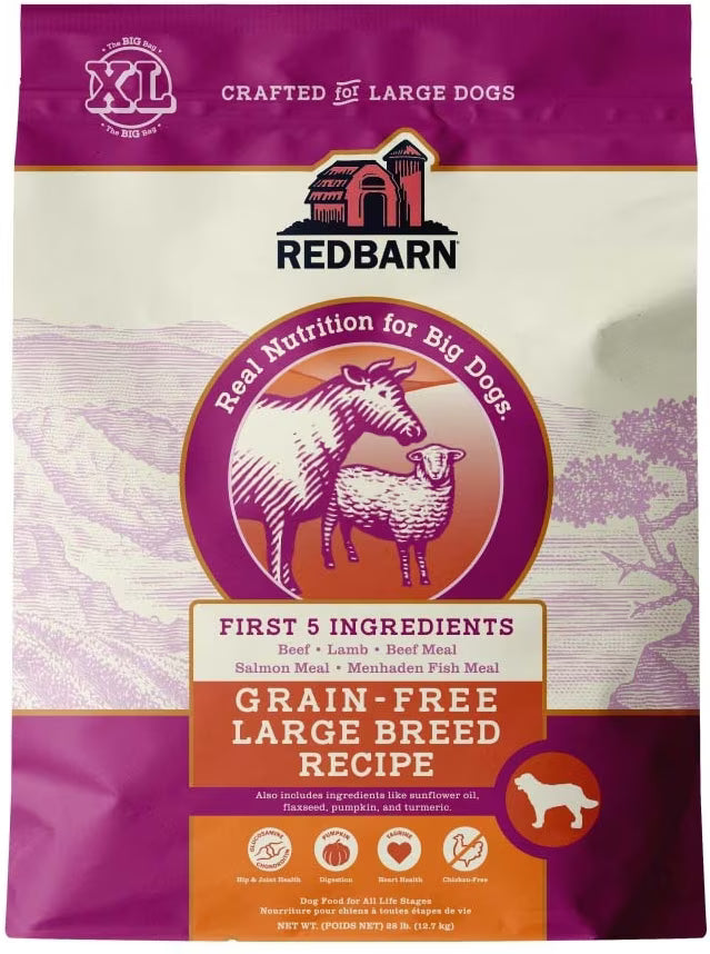 Redbarn Grain-Free Large Breed Recipe Dry Dog Food  28lb