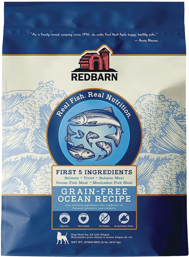 Redbarn Grain-Free Ocean Recipe Dry Dog Food 22lb