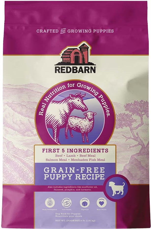Redbarn Grain-Free Puppy Recipe Dry Dog Food 4lb