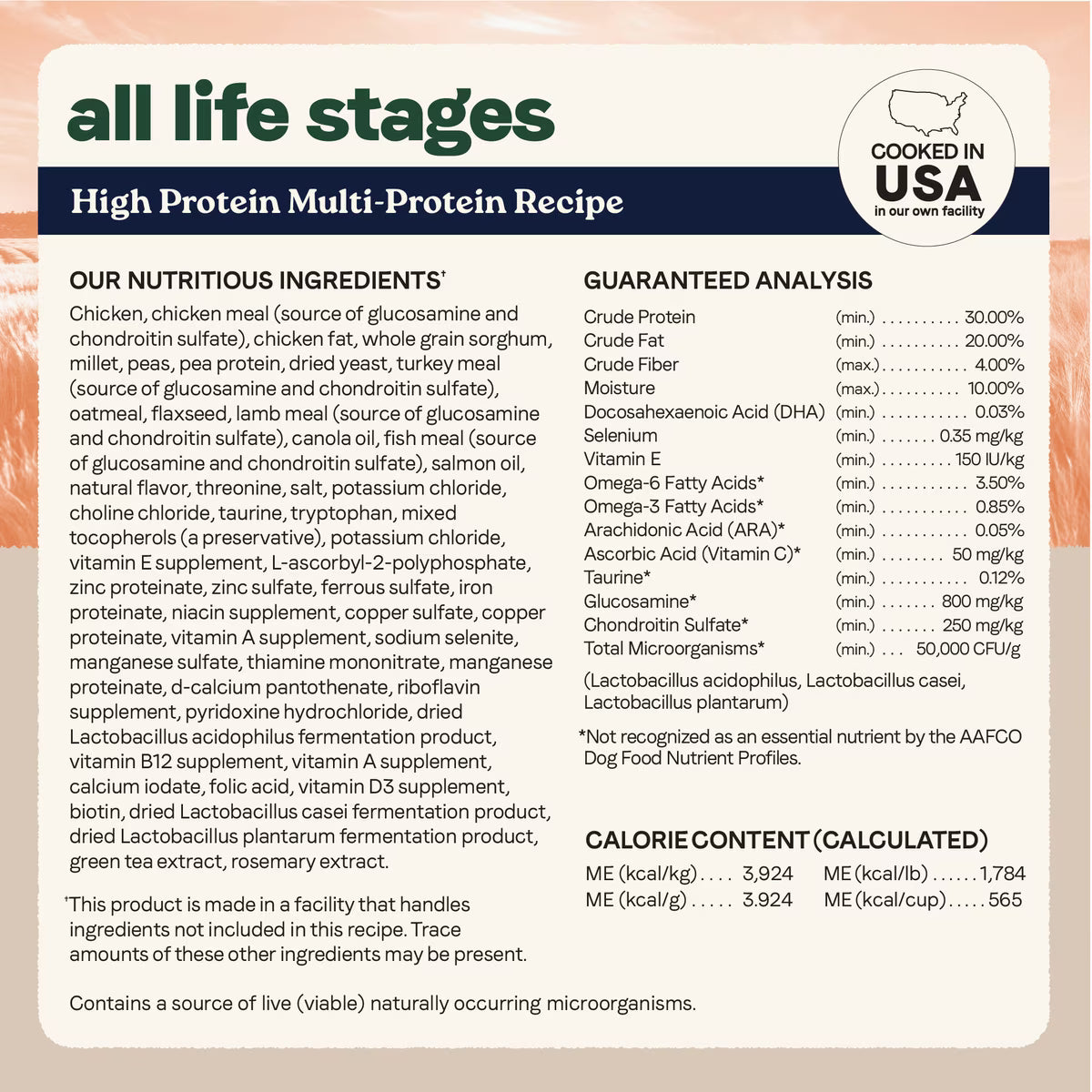 CANIDAE All Life Stages Multi-Protein Chicken High Protein Recipe Dry Dog Food  5 LB