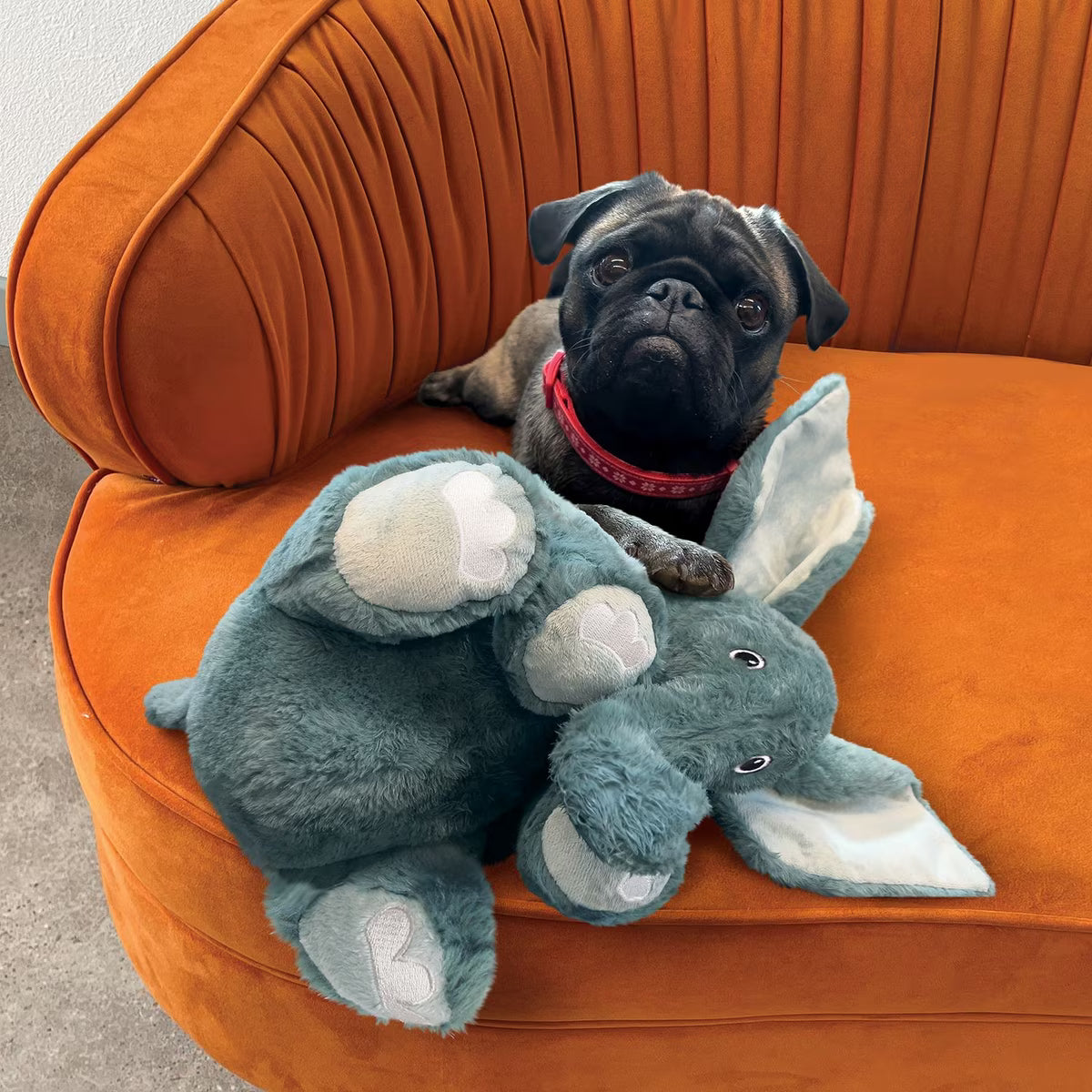 Kong Comfort Kiddos Jumbo Elephant Squeaky Plush Dog Toy XL