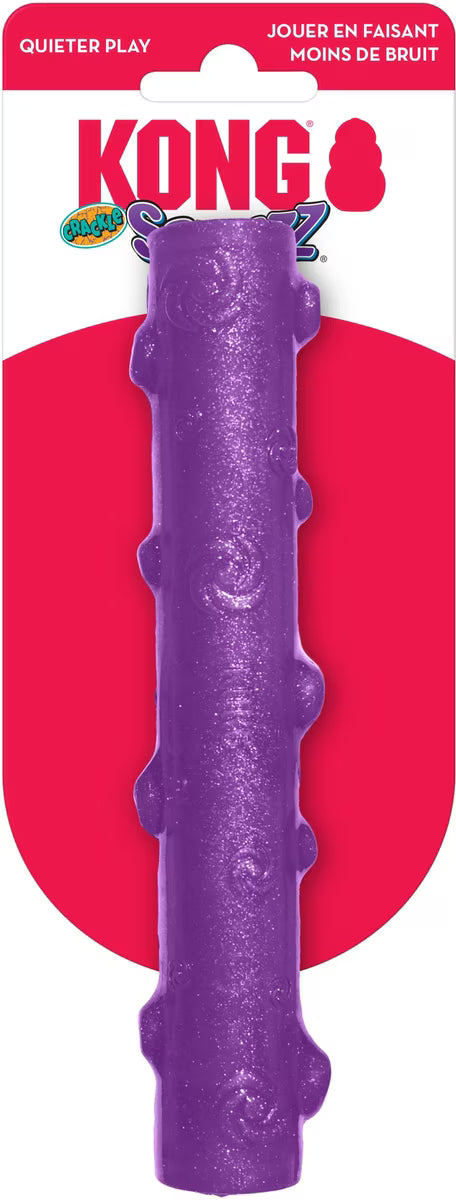 Kong Squeezz Crackle Stick for Dogs Assorted Colors Medium