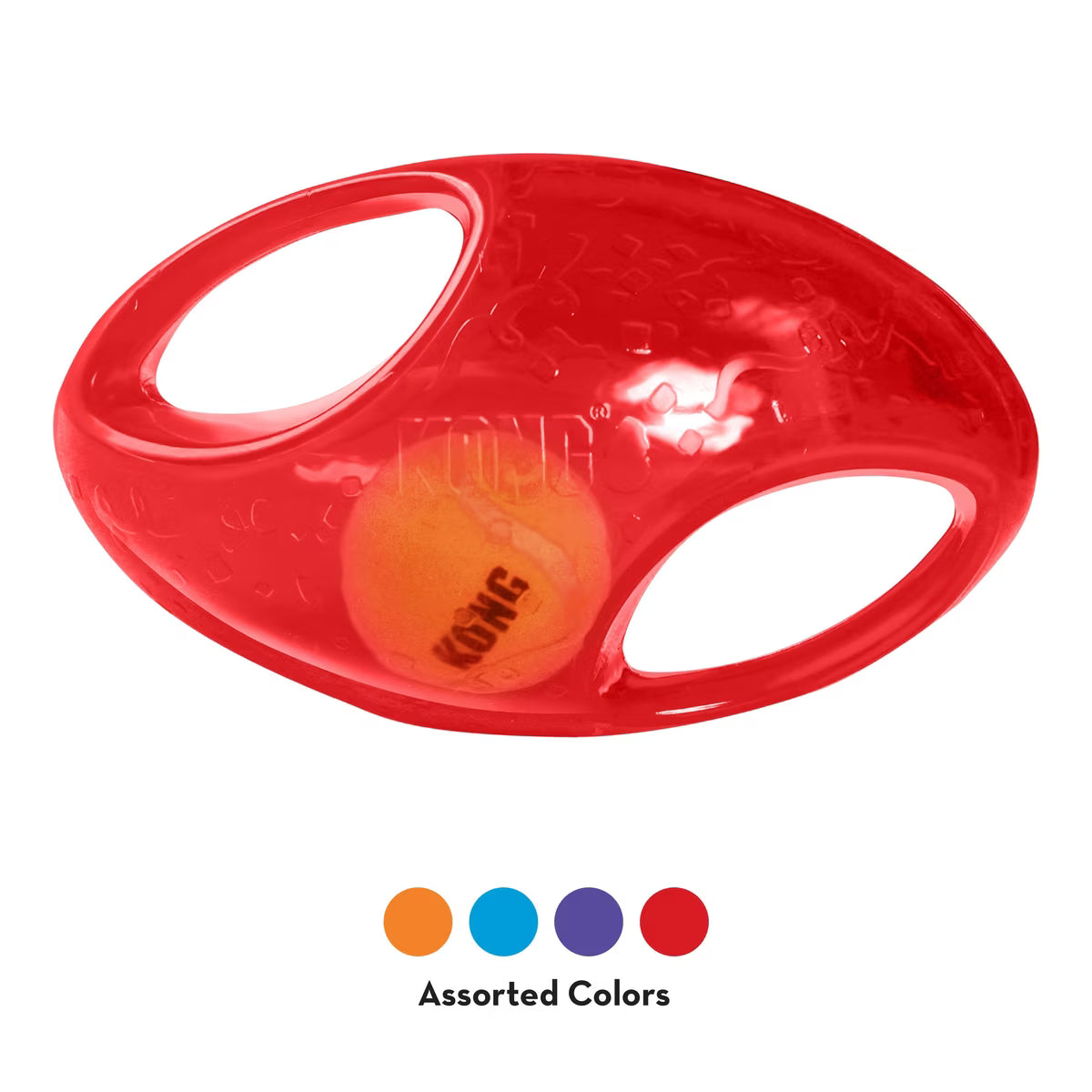 Kong Jumbler Football Dog Toy Assorted Colors Large/XL