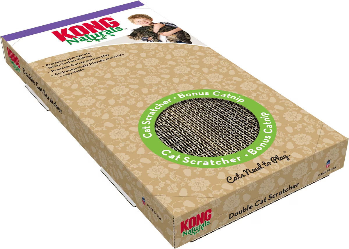Kong Naturals Double Cat Scratcher with Catnip