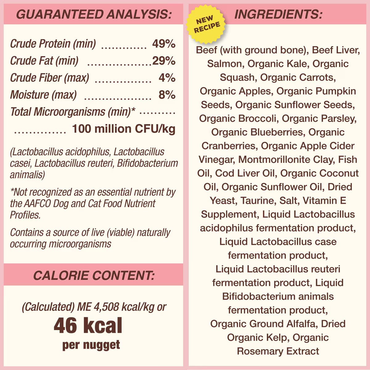 Primal Beef & Salmon Formula Nuggets Freeze-Dried Cat Food 5.5oz