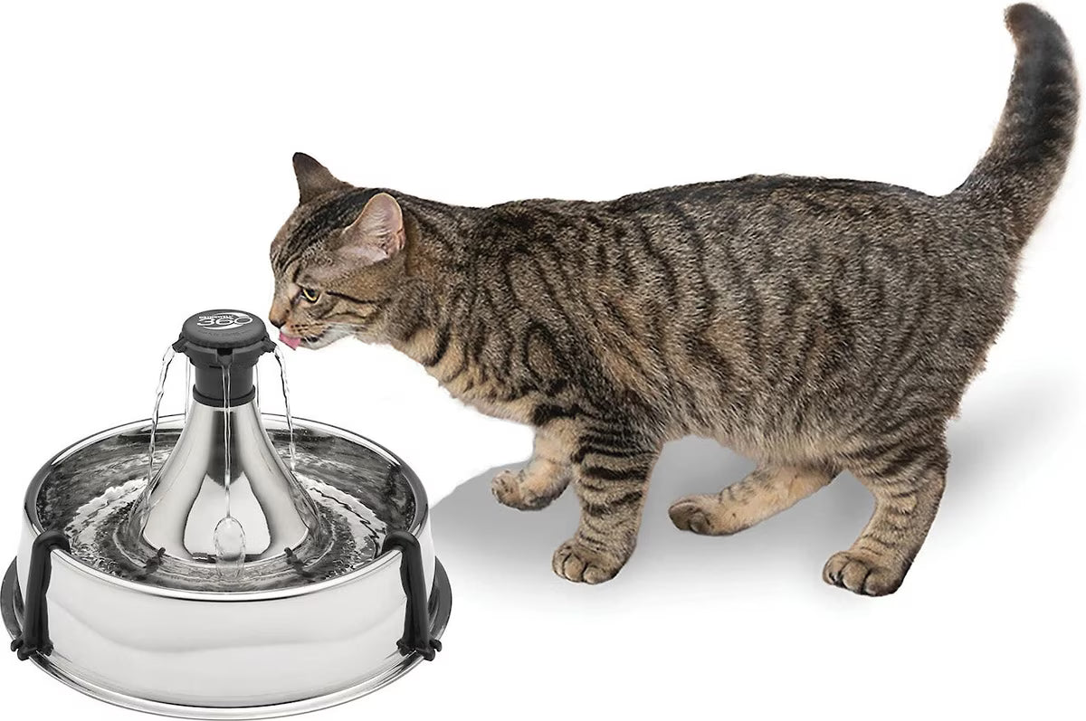 PetSafe Drinkwell 360 Stainless Steel Multi-Pet Water Fountain 128oz