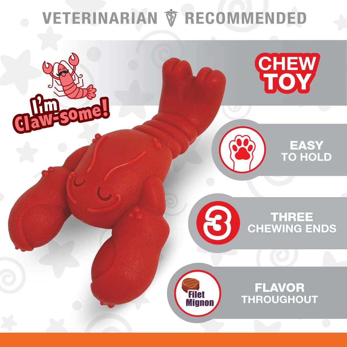 Nylabone Lobster Dog Power Chew Medium