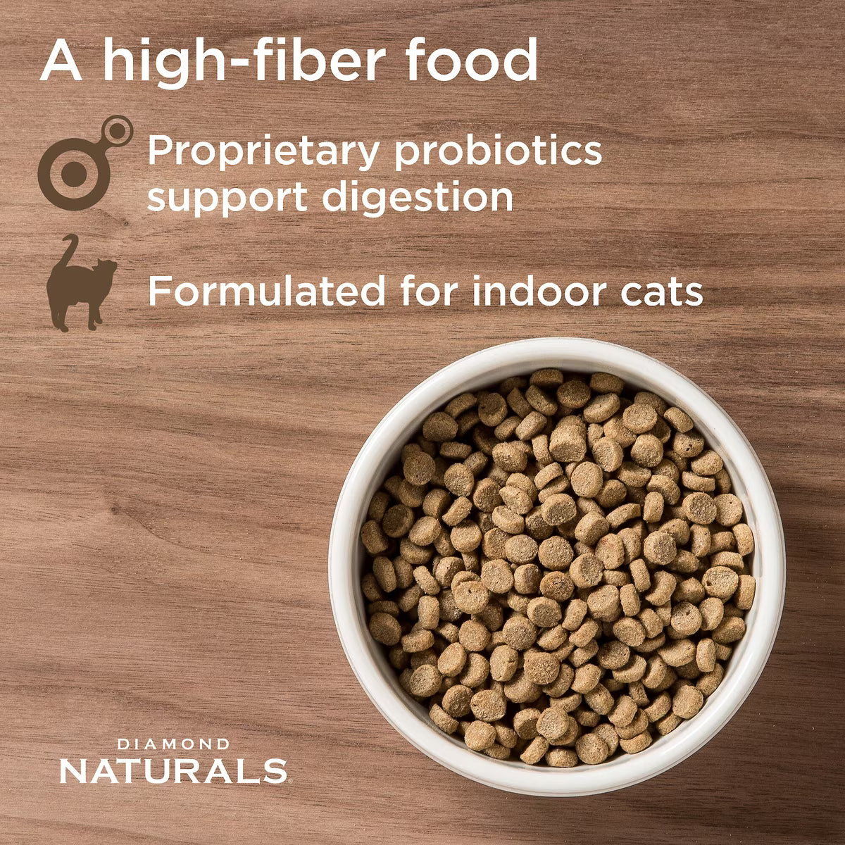 Diamond Naturals Indoor Formula Dry Cat Food 18lb