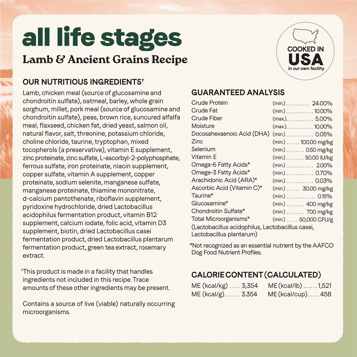Canidae All Life Stages Real Lamb & Ancient Grains Recipe Dry Dog Food 27lb
