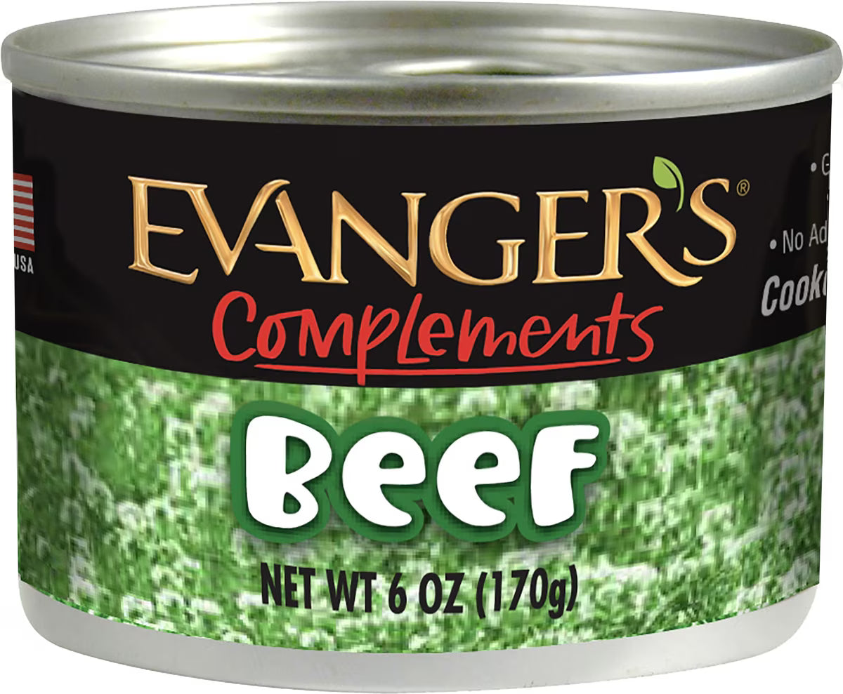 Evanger's Grain-Free Beef Canned Dog & Cat Food 6oz