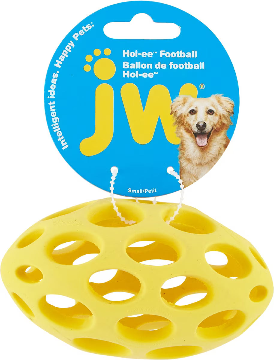 Jw Pet Hol-ee Football Dog Toy Small