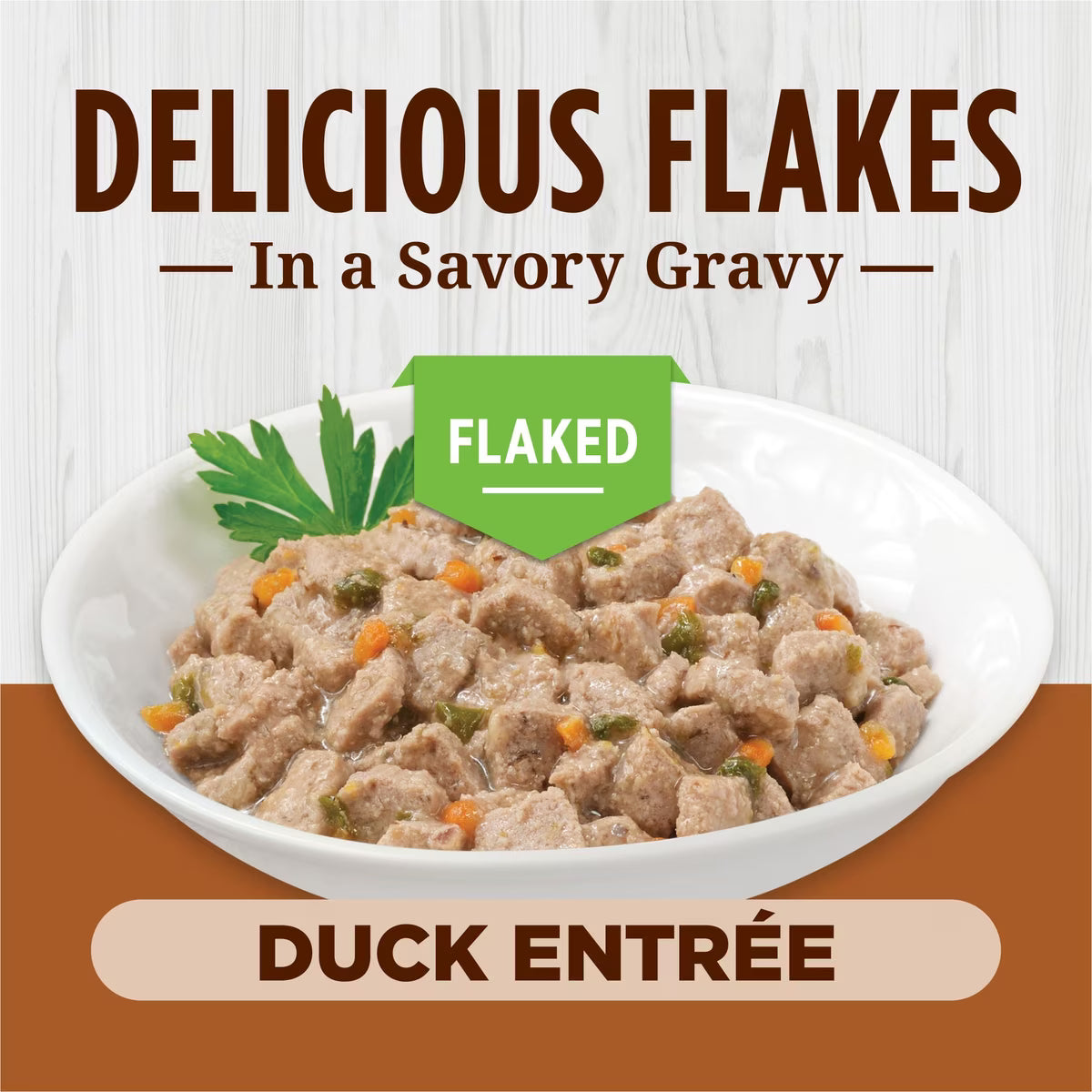 NV Instinct Duck Entree Grain-Free Flaked Wet Cat Food, 5.5-oz can