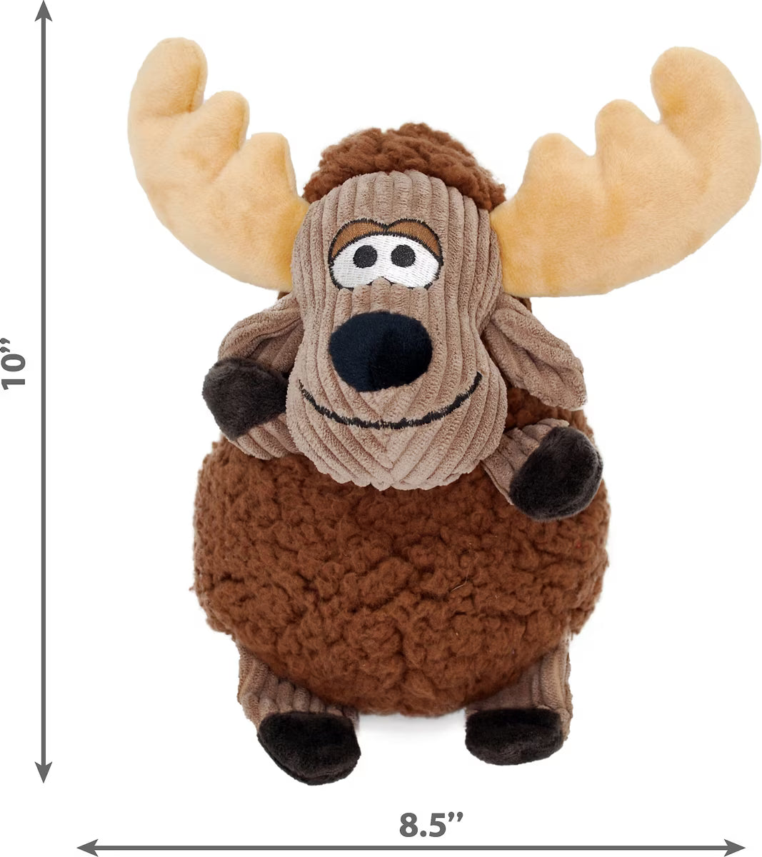 Kong Sherps Floofs Moose Dog Toy Medium