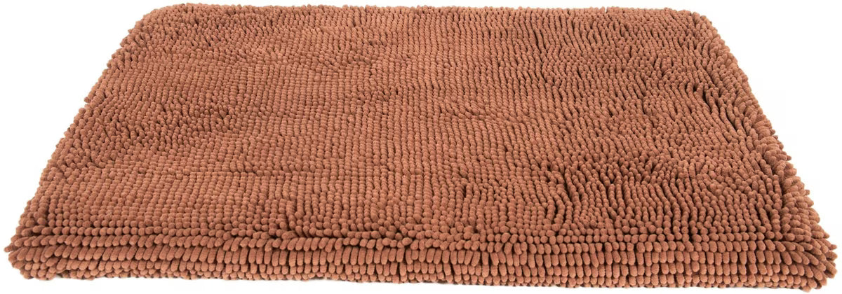 Dog Gone Smart Ultra-Absorbent Microfiber Crate & Travel Dirty Dog Cushion Pad Brown Medium