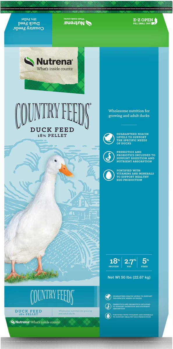 COUNTRY FEED DUCK PELLETS 50LB