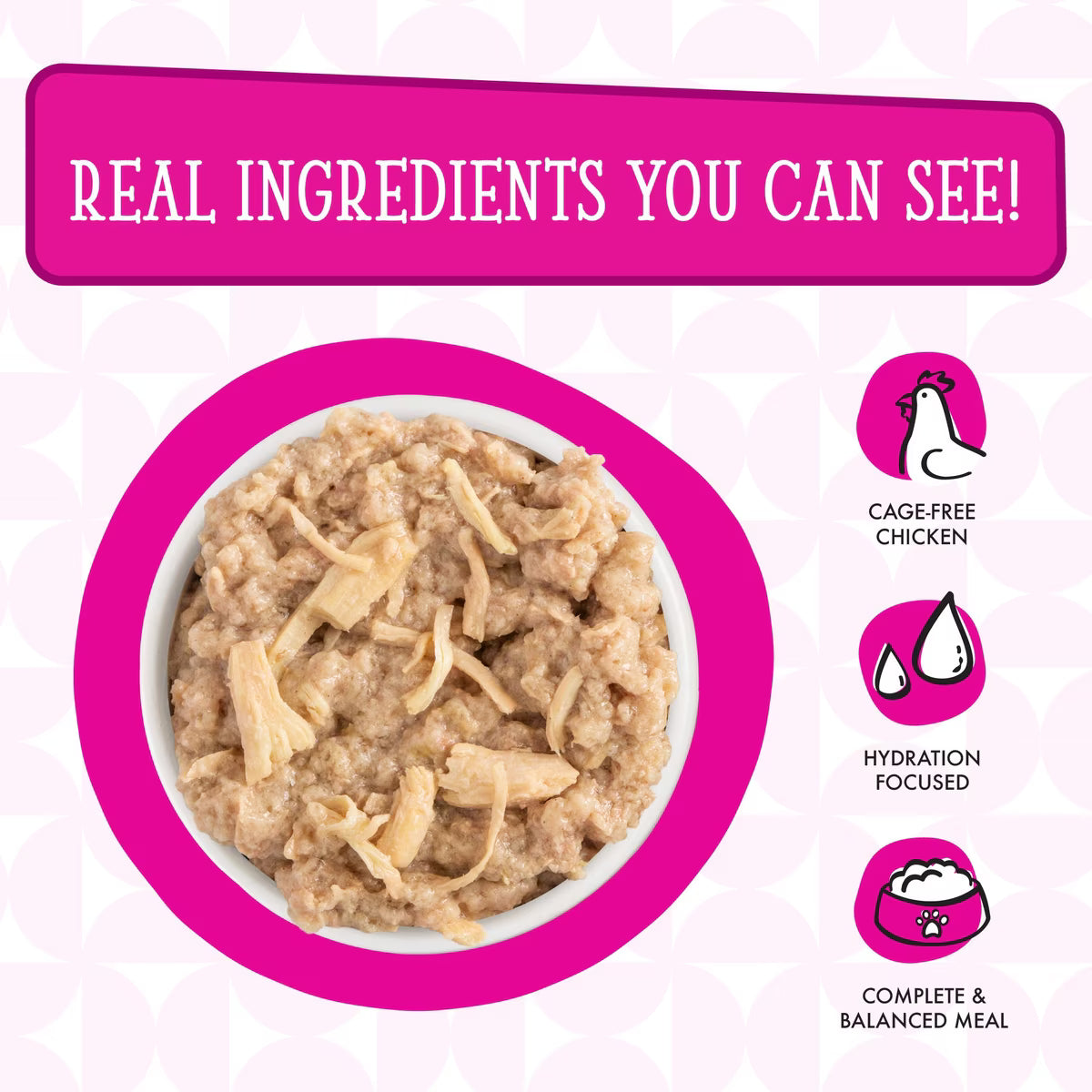 Weruva Dogs in the Kitchen Fowl Ball with Chicken Breast & Turkey Au Jus Grain-Free Canned Dog Food 10oz