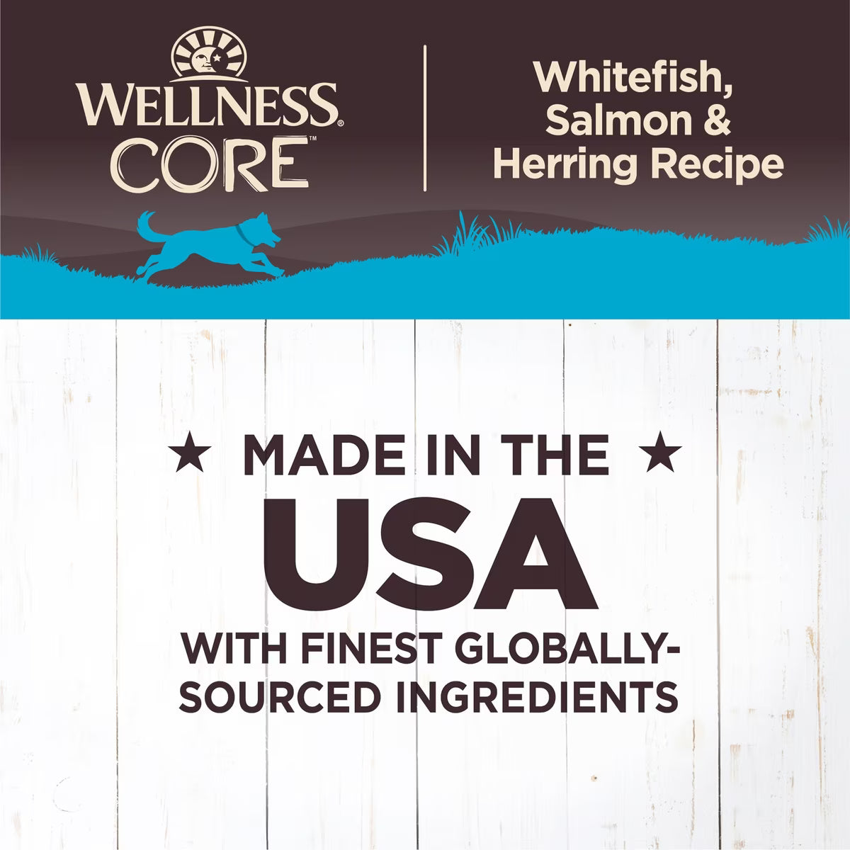 Wellness CORE Grain-Free Whitefish, Salmon & Herring Formula Canned Dog Food 12.5oz