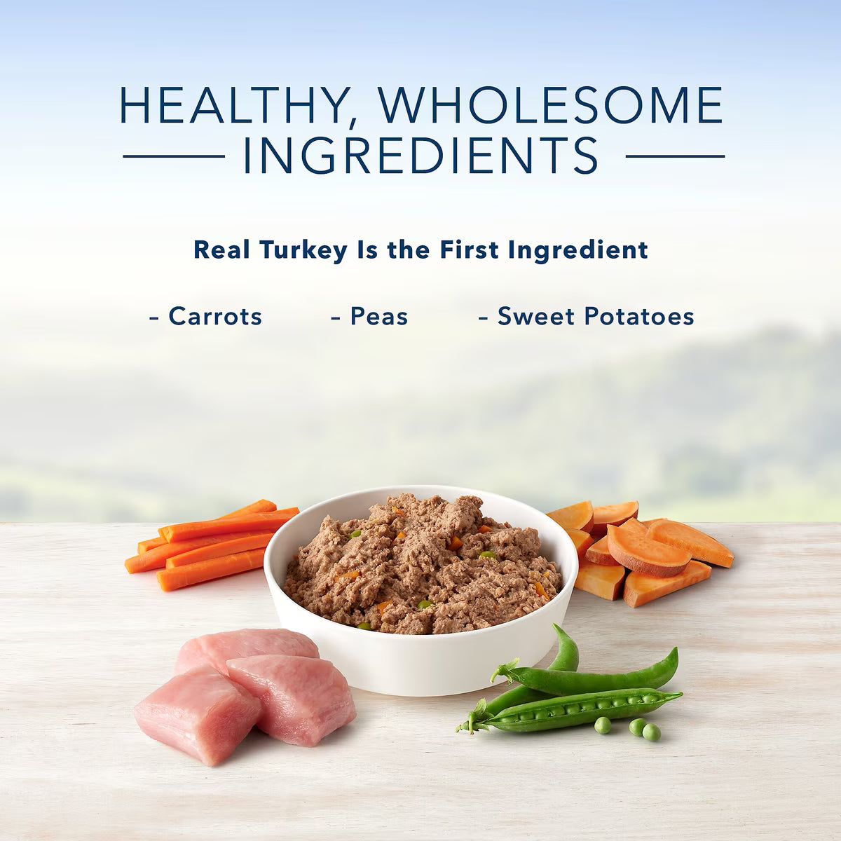 Blue Buffalo Homestyle Recipe Turkey Meatloaf Dinner with Garden Vegetables Canned Dog Food 12.5oz