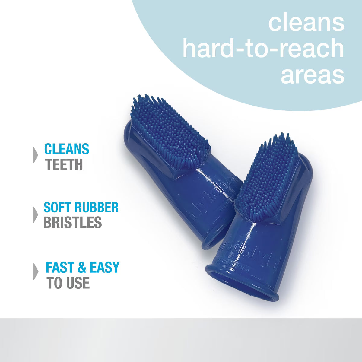 Nylabone Advanced Oral Care Finger Dog Brush 2 count