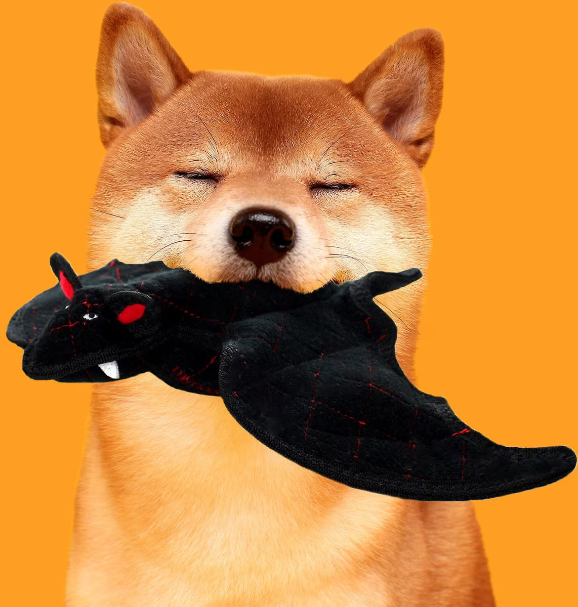Tuffy's Desert Bat Durable Squeaky Plush Dog Toy
