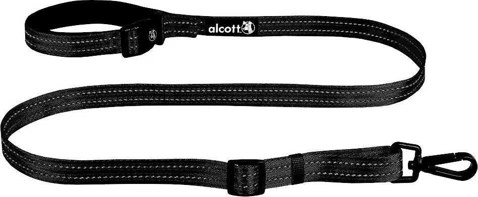Alcott Adventures Weekender Reflective Leash Black