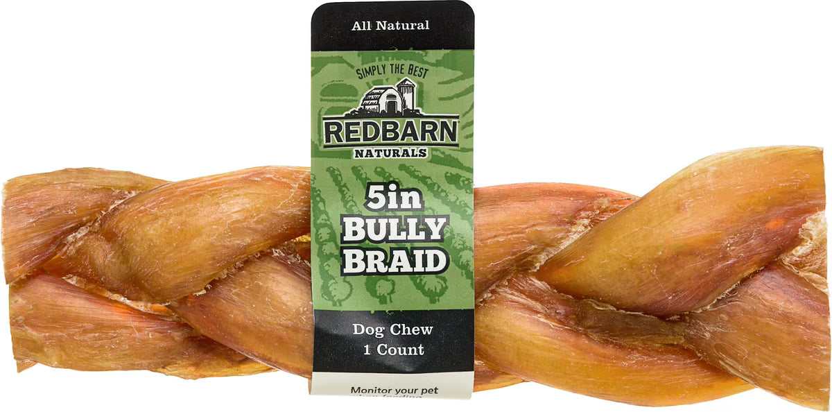 RED BARN BRAID BULLY STICK 5"