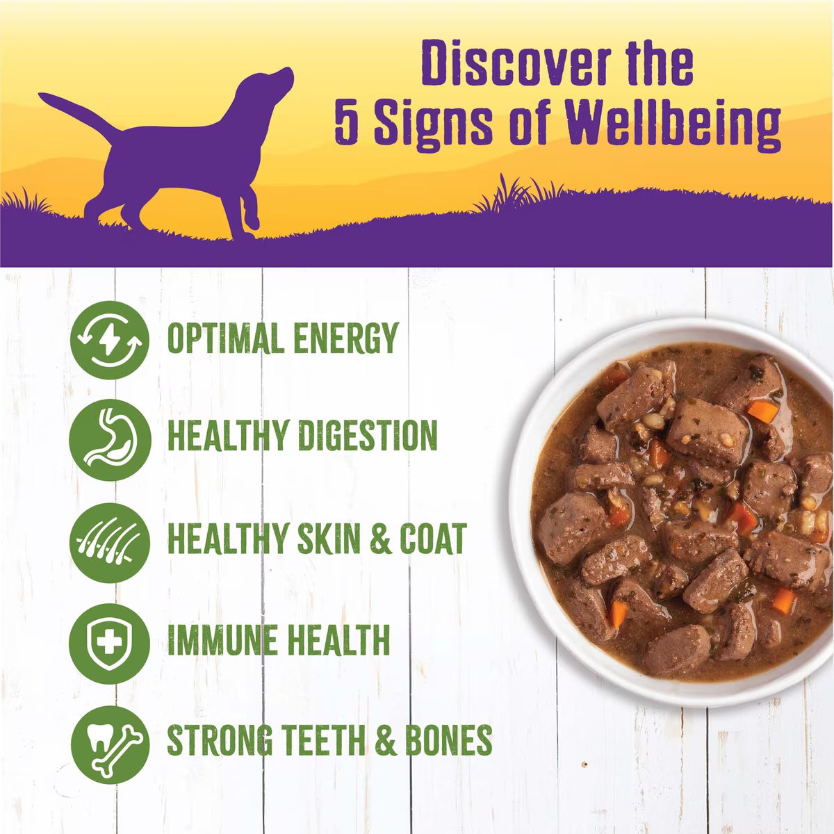 Wellness Lamb & Beef Stew Canned Dog Food 12.5oz